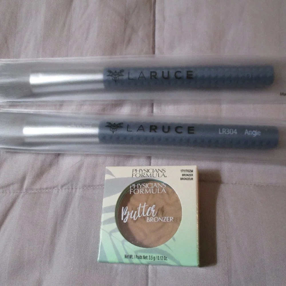 Lot of Laruce Makeup Brushes Physicians Formula Butter Bronzer NEW